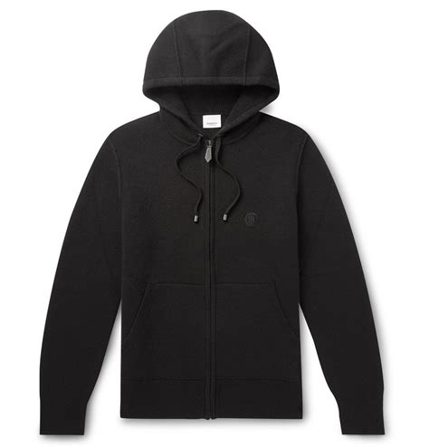 burberry black zip hoodie|Burberry half zip hoodie.